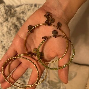 Set of 4 Alex and ani bracelets